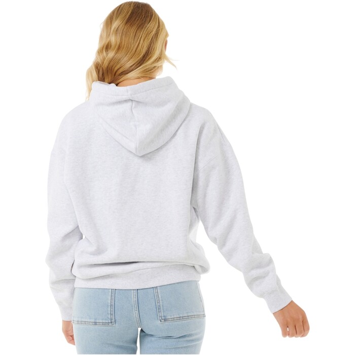 2024 Rip Curl Mujer Sudadera Con Capucha Varsity 08HWFL - Grey Marle